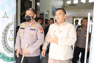 Kapolres Kampar Silaturahmi dengan Kajari Kampar 
